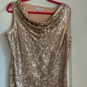 Calvin Klein glitter tank